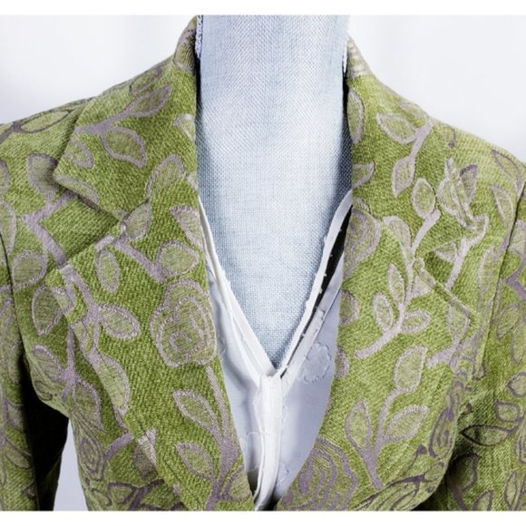 Taunt Rose Brocade Boho Style Blazer S - Picture 6 of 7